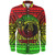 Hawaii Long Sleeve Shirt Custom Seahorse Polynesian Tattoo Reggae