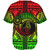 Hawaii Baseball Shirt Custom Seahorse Polynesian Tattoo Reggae
