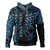 Hawaii Hoodie Custom Kanaka Maoli Hawaiian Blue Tribal Pattern