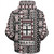 Fiji Sherpa Hoodie Bula Fiji Masi Motif Brown Color Design