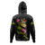 Fiji Hoodie Custom Plumeria Tribal