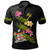 Fiji Polo Shirt Custom Plumeria Tribal
