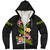 Fiji Sherpa Hoodie Custom Plumeria Tribal