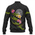 American Samoa Baseball Jacket Custom Plumeria Tribal