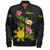 Philippines Filipinos Bomber Jacket Custom Plumeria Tribal