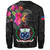 Samoa Sweatshirt Custom Samoa Coat Of Arms With Tropical Flowers Special Samoa Sweatshirt Custom Samoa Coat Of Arms With Tropical Flowers Special