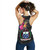 Samoa Women Tank Custom Samoa Coat Of Arms With Tropical Flowers Special