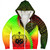 Samoa Sherpa Hoodie Samoa Coat Of Arms With Polynesian Tattoo Style