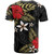 Polynesian T-Shirt Hibiscus Plumeria Flowers Polynesian Tribal Motif Patterns
