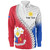 Philippines Filipinos Long Sleeve Shirt Custom Filipino Coat Of Arms With Tribal Patterns Flag Style