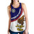 American Samoa Women Tank Custom Polynesian Tradition Seal Flag Color