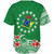 Cook Islands Baseball Shirt Plumeria Flowers Tribal Motif Design