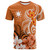 Philippines Filipinos T-Shirt Custom Personalised Floral Spirit Orange3