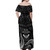 Chuuk State Combo Dress And Long Sleeve Shirts FSM Micronesia Vintage Polynesian Tribal Black Version