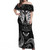 Chuuk State Combo Dress And Long Sleeve Shirts FSM Micronesia Vintage Polynesian Tribal Black Version