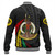 Vanuatu Baseball Jacket Melanesian Tribal Wave