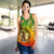 Vanuatu Women Tank Melanesian Style Plumeria Flower