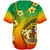 Vanuatu Baseball Shirt Melanesian Style Plumeria Flower