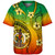 Vanuatu Baseball Shirt Melanesian Style Plumeria Flower