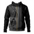 Guam Hoodie Polynesia Tribal Tattoo Grey