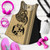 Tonga Women Tank Polynesia Tribal Tattoo Gold