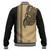 Vanuatu Baseball Jacket Polynesia Tribal Tattoo Gold