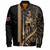 Hawaii Bomber Jacket Tribal Polynesian King Kamehameha