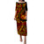 Tonga Puletasi Tribal Design Ngatu Pattern