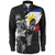 Philippines Filipinos Long Sleeve Shirt Tribal Polynesia Lapu Lapu Crack Style