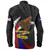 American Samoa Long Sleeve Shirt Polynesia Tribal Wave