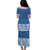 Tonga Puletasi Ngatu Style Blue