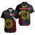 Philippines Filipinos Short Sleeve Shirt Independence Day Polynesia Tribal Wave