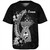 Guam Baseball Shirt Hook With Latte Stone Hibiscus Tropical