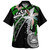 American Samoa Hawaiian Shirt Custom Personalised Fanciful Forest Green1