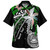 American Samoa Hawaiian Shirt Custom Personalised Fanciful Forest Green3