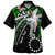 Cook Islands Hawaiian Shirt Custom Personalised Fanciful Forest Green3
