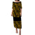 Samoa Combo Puletasi And Shirt Siapo Design Tribal Pattern