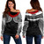 Samoa Off Shoulder Sweatshirt Ula Fala Tatau Design