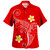 Hawaii Hawaiian Shirt Polynesia Floral Tribal Style Color