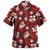 Hawaii Hawaiian Shirt Polynesian Tribal And Hibiscus Vintage RED1