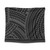 Hawaii Tapestry Polynesia Pattern Gray