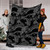 Hawaii Premium Blanket Polynesian Print Fabric And Flower