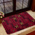 Samoa Door Mat Siapo Design Tribal Pattern Red