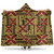 Samoa Hooded Blanket Siapo Design Tribal Pattern Yellow