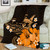 Hawaii Premium Blanket Kanaka Map And Shark Tribal Tattoo