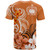 Samoa Custom Personalised T-Shirt - Floral Spirit Orange2