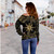 Philippines Filipinos Off Shoulder Sweatshirt Tribal Polynesian Wave Tattoo