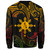 Philippines Filipinos Sweatshirt Tribal Polynesian Wave Tattoo