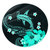 Hawaii Round Rug Shark Polynesia Tribal Tattoo