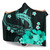 Hawaii Hooded Blanket Shark Polynesia Tribal Tattoo